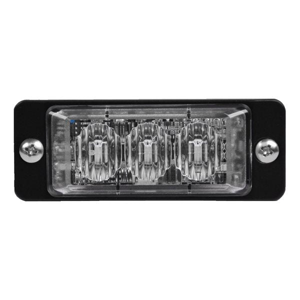 3LED COMPACT 1X3 STROBE LIGHT - WHITE