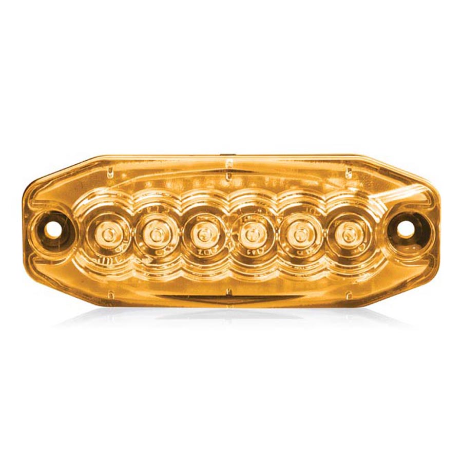 6 LED ULTRA THIN-AMBER