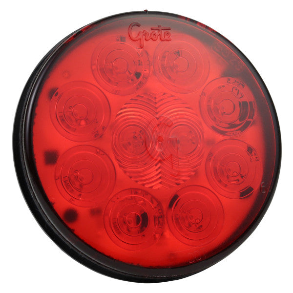 4" ROUND STOP TURN LIGHT MALE PIN