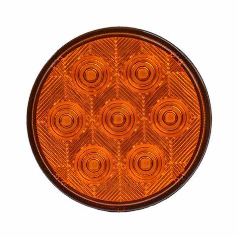 4” Round Amber Park/Rear Turn Light
