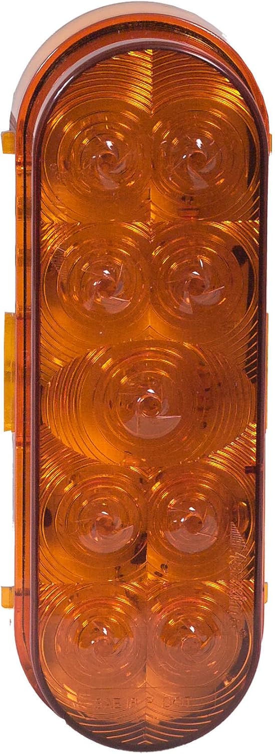 6" AMBER OVAL PARK/REARTURN