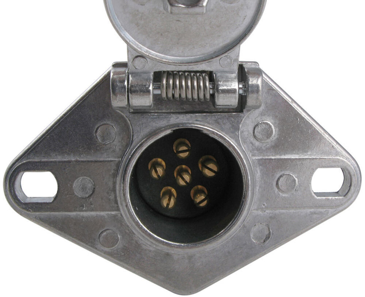 SOCKET COVERED BACK 6WAY CONNECTOR