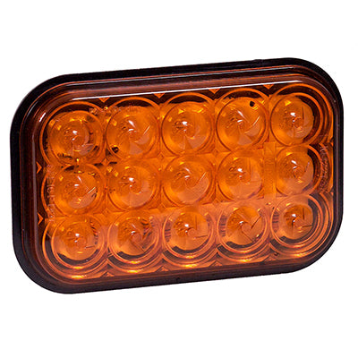RECTANGLE AMBER FRONT PARK/TURN LIGHT
