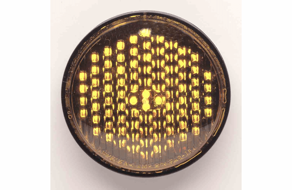 WHELEN 4" ROUND LED FLASHER AMBER