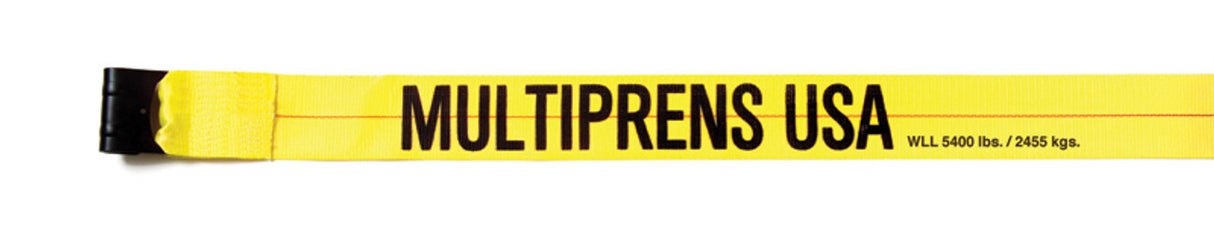 Multiprens 4" x 30' Winch Strap w/ Flat Hook (2042-30)