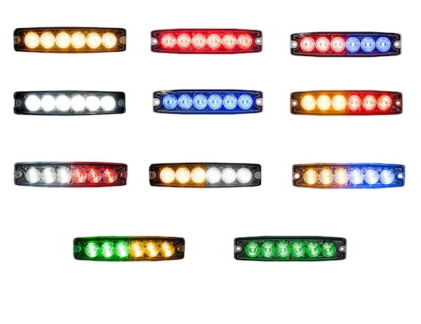 MST6 LOW PROFILE LED WARNING LIGHT