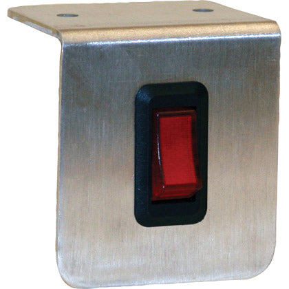 SINGLE SWITCH WIRED & FUSED WITH BRACKET