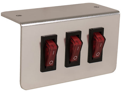 Pre-Wired Triple Switch Panel