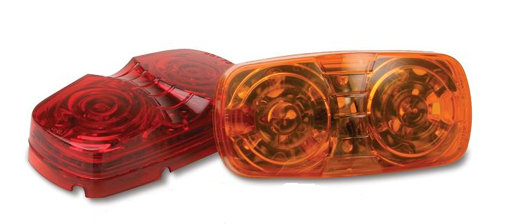 LED MARKER LIGHT DOUBLE BULLS EYE SURFACE MOUNT