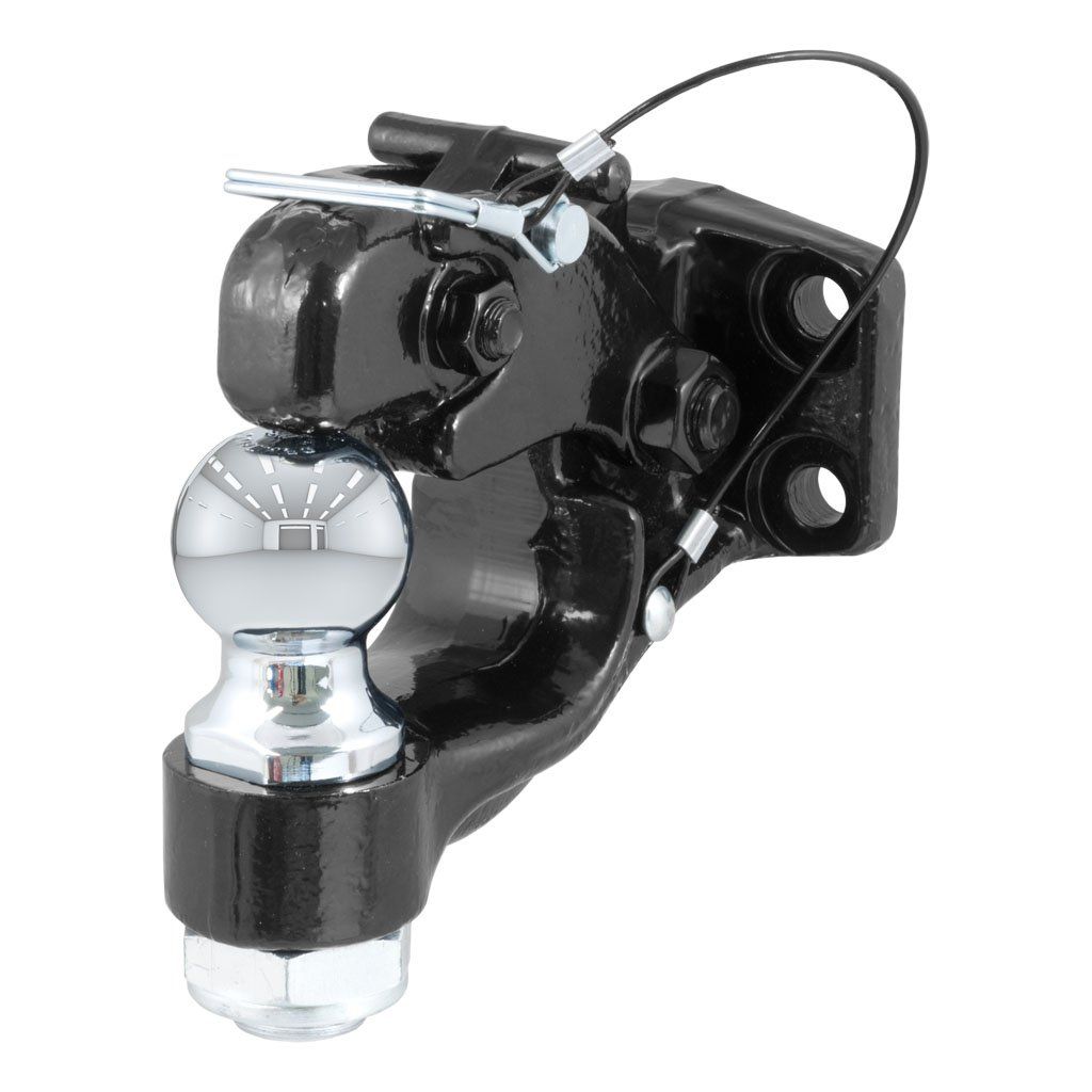BALL & PINTLE HITCH (2" BALL, 10,000 LBS. BALL CAPACITY)