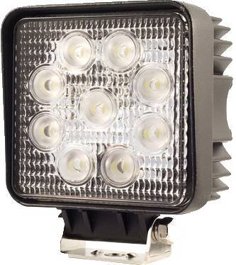 SQUARE 4 X 4'' & 5" ROUND LED WORK LIGHTS