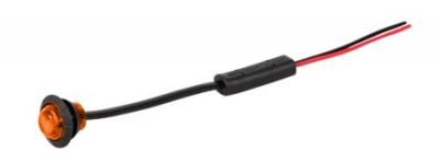 3/4" Amber Mini Clearance Auxiliary Turn Light