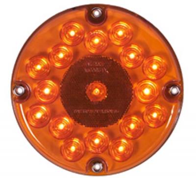 7” Round Amber P/T Bus Lights
