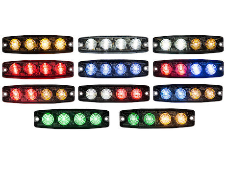 MST4 LOW PROFILE LED WARNING LIGHT