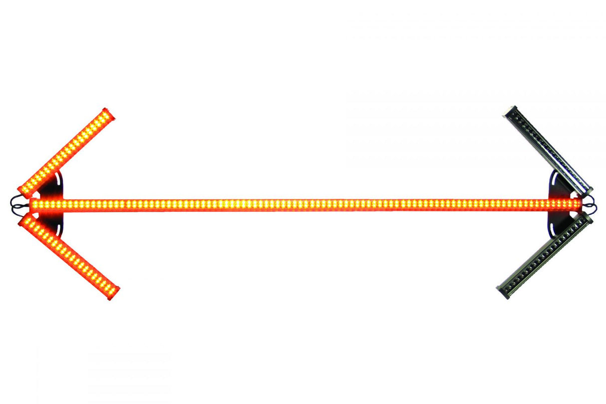 LED FOLDING DIRECTIONAL SLIM LINE ARROW - PORTABLE OR PERMANENT MOUNT