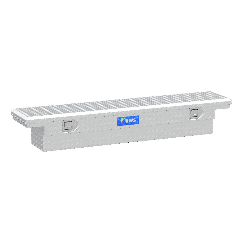 BRIGHT ALUMINUM 63" SLIM-LINE CROSSOVER BOX, LOW PROFILE
