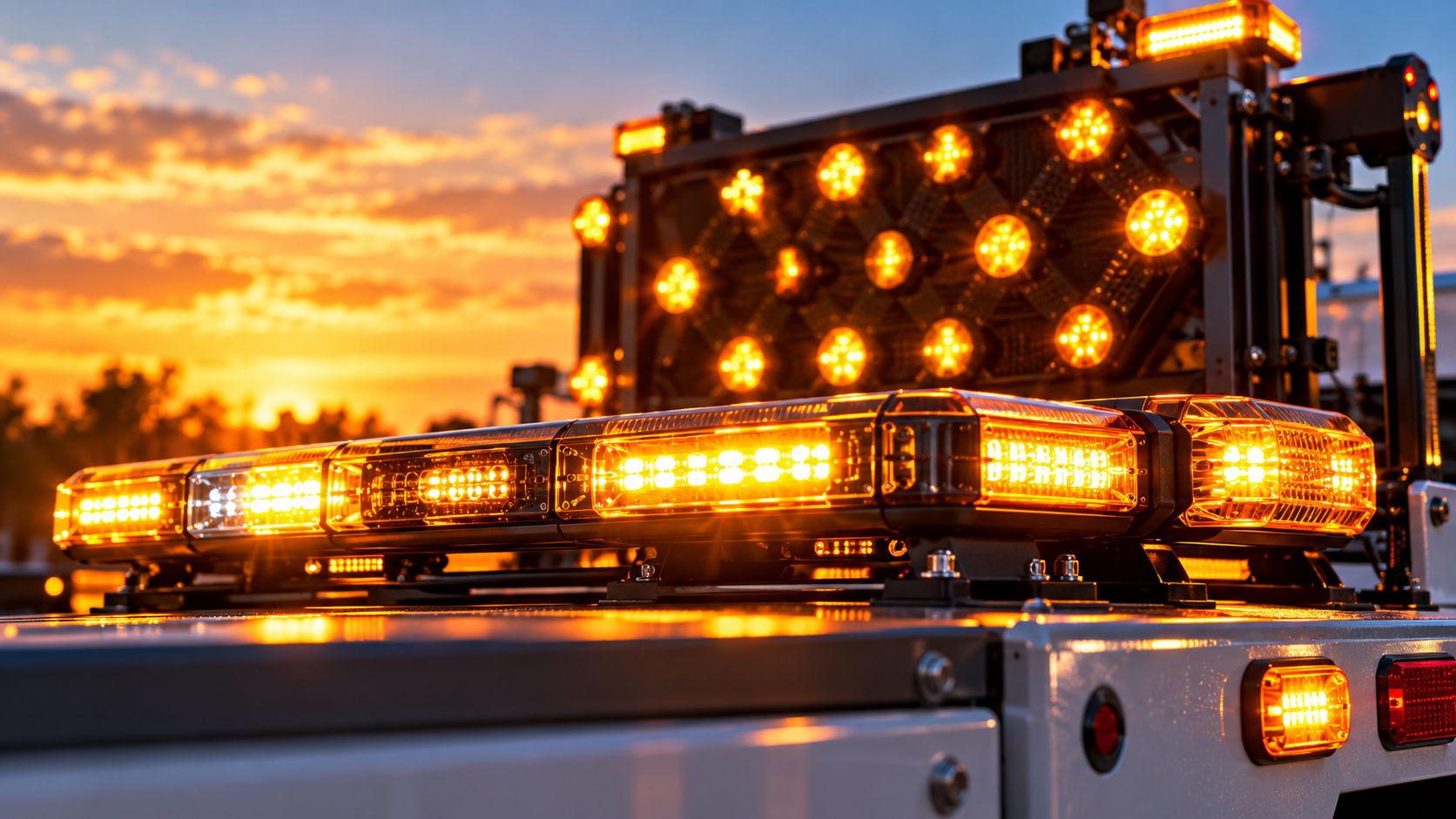 Federal Signal style warning lighting