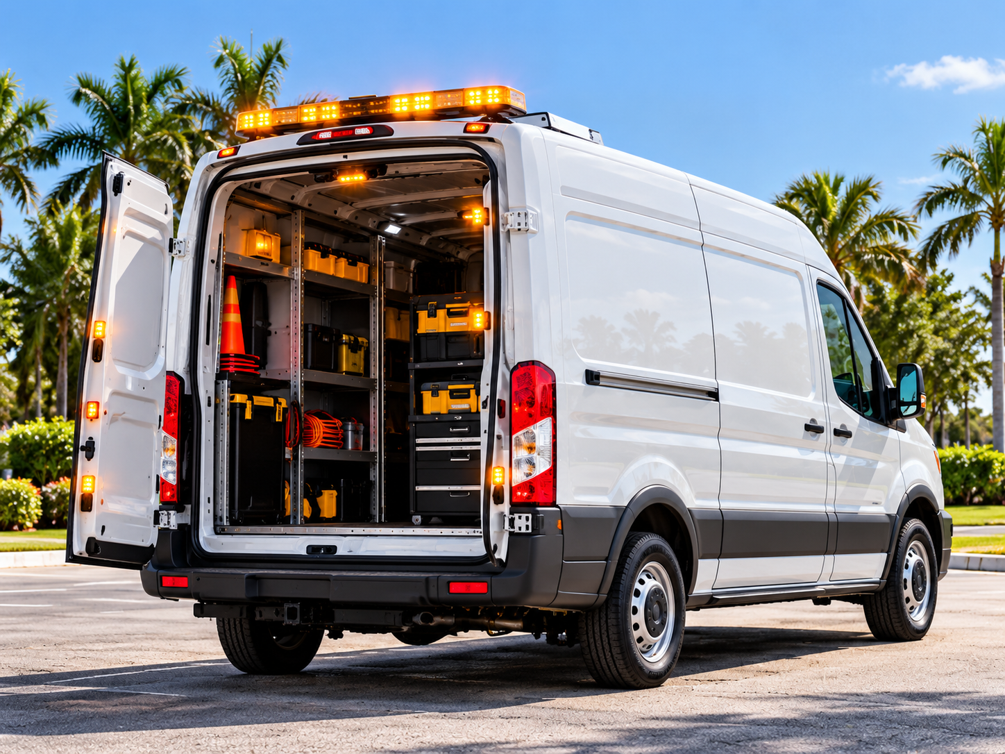 Public works service van