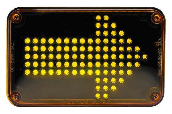 Whelen Super LED® Turn Light Amber with Multiple Flash Patterns including Arrow Pattern (Replaces 60A00TAR)