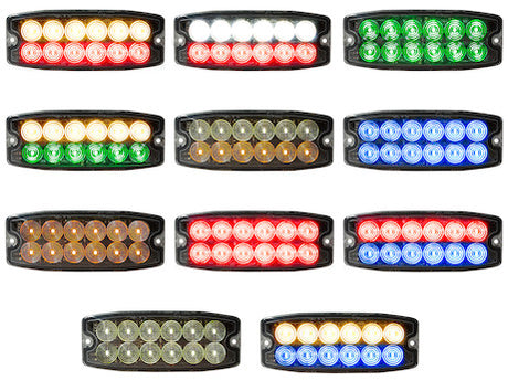 MST12 LOW PROFILE LED WARNING LIGHT