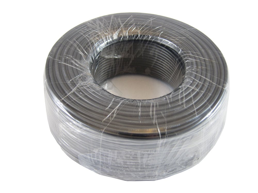 18 GAUGE 3 WAY SHIELDED STROBE CABLE GRAY JACKETED 100 FOOT ROLL
