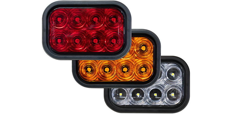 5" Rectangular LED High Visibility STT