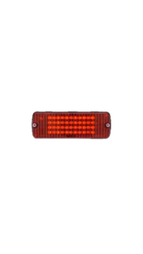 WHELEN LENS, RED OPTIC LED 20 DEG 500 SERIES