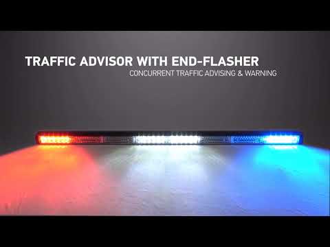 TRAFFIC ADVISOR WITH END-FLASHER - 8 HEAD
