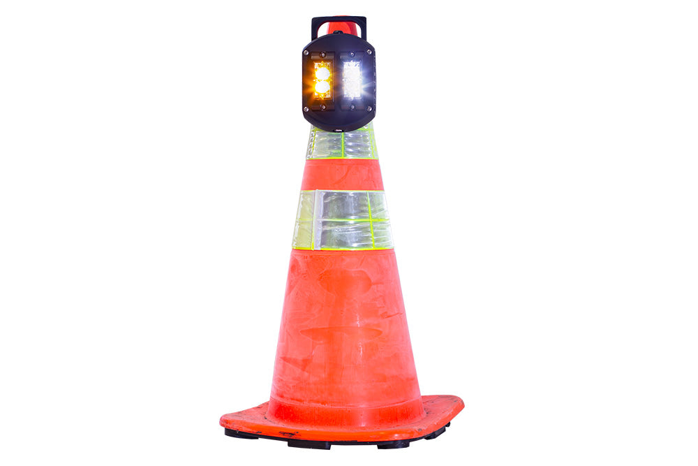 The Life Saver – Cone Mounted Warning Light System